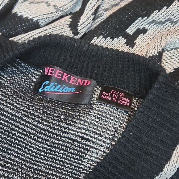 Sparkly Holiday Vintage 80s Sweater - Picture 3 of 4